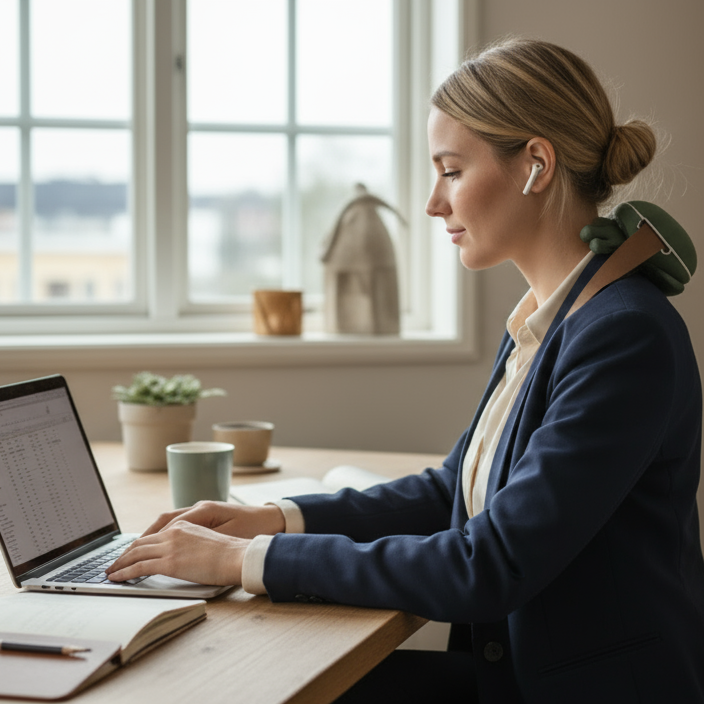 StudyBud - Massasjeapparat for nakke, skuldre og legger