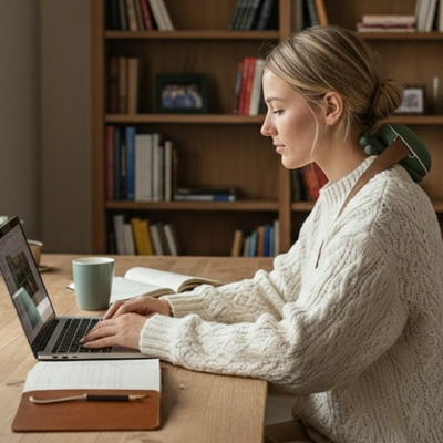 StudyBud - Massasjeapparat for nakke, skuldre og legger