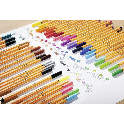 Fineliner Fargepenner Stabilo Point 88 (20-pk)