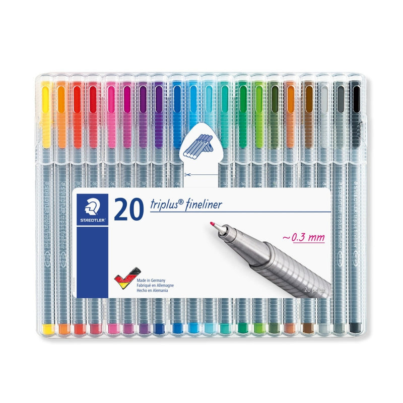 Fineliner Penner STAEDTLER Triplus Etui (20-PK)