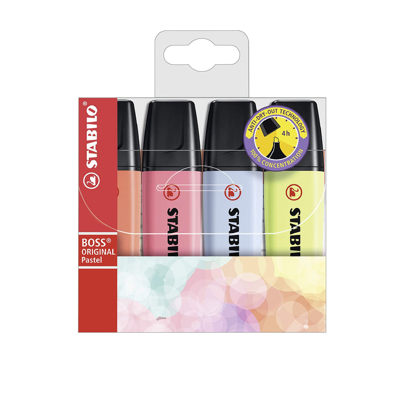 Markeringstusjer Stabilo Boss Original Pastel (4-pk) v2
