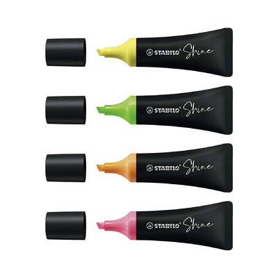 Markeringstusjer Stabilo Shine (4-pk)