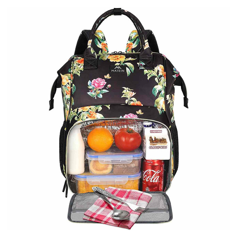 Matein Lunch Box Ryggsekk Floral Sort