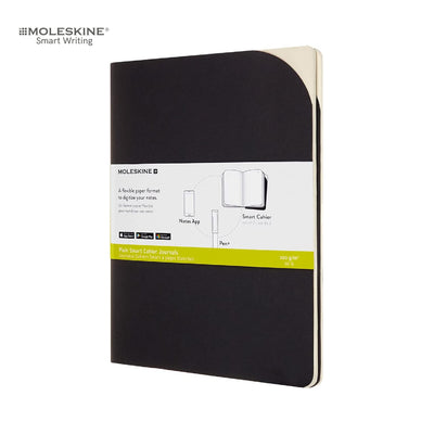 Moleskine Smart Notatbok Cahier XL Blank / Ulinjert (til Moleskine Smart Writing) (2-pk)