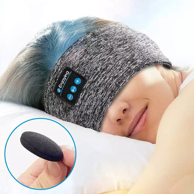 Sovemaske med Bluetooth-hodetelefoner